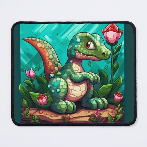 Item preview, Mischievous Adroable Raptor Mosaic Style Sticker designed and sold by centaurydesigns.