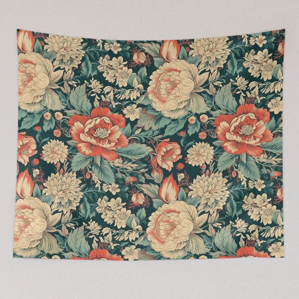 Item preview, Vintage style floral pattern designed and sold by IJStanding.