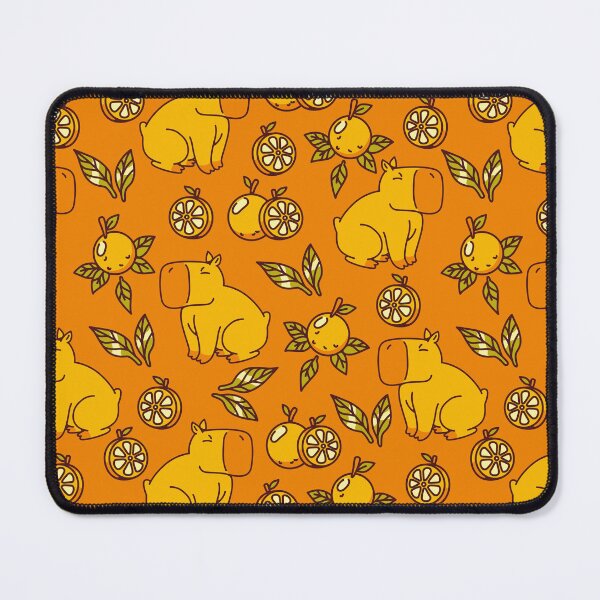 Item preview, Capybara With Oranges Leaves by Tobe Fonseca designed and sold by Tobe Fonseca®.