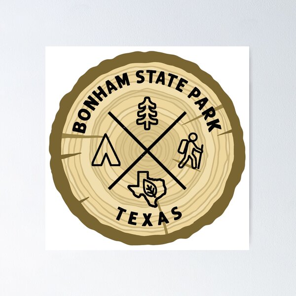 Item preview, Rebanada de troncos de Texas del Parque Estatal Bonham designed and sold by VanyaKar.