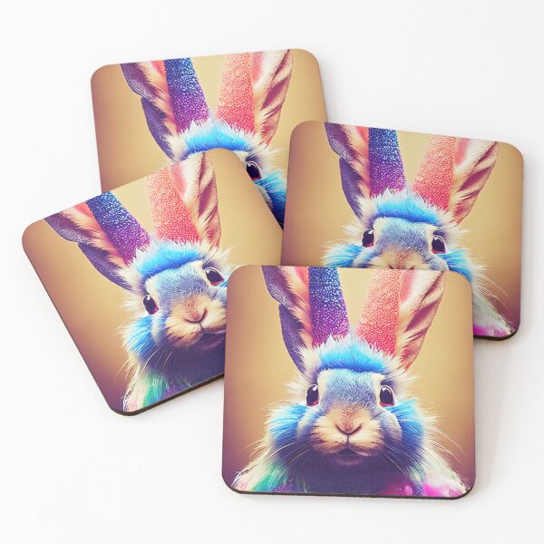 Item preview, Glitzy - The colorful bunny buck of love designed and sold by Pixelboys.