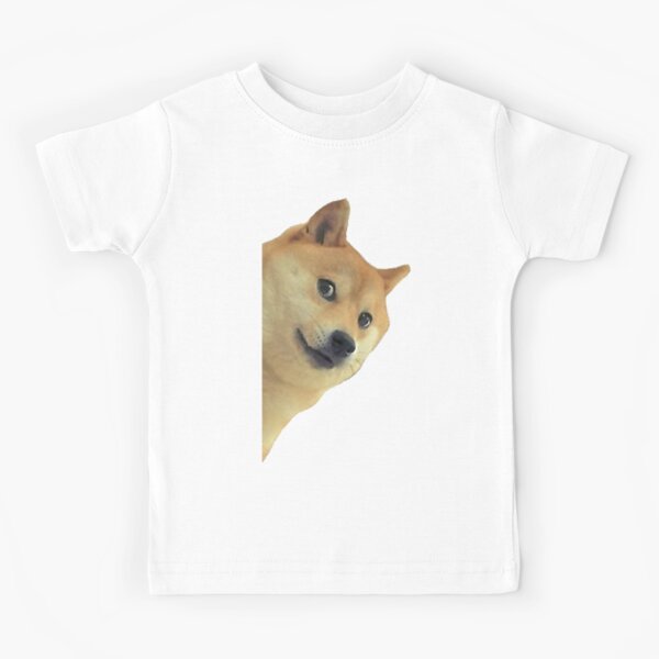 Doge Face Funny Meme Kids T Shirt By Prodesigner2 Redbubble - roblox doge shirt