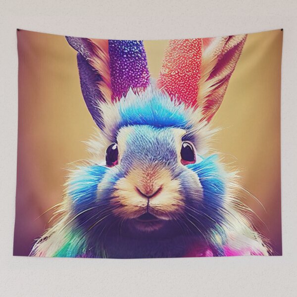 Item preview, Glitzy - The colorful bunny buck of love designed and sold by Pixelboys.