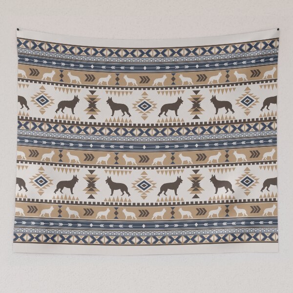 Item preview, Boho dogs | German shepherd tan designed and sold by Camilla Fjäder.
