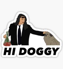 Hi Doggy Sticker