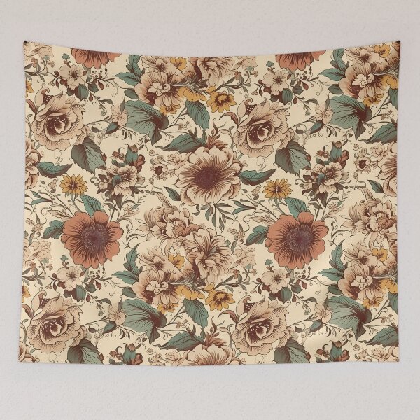 Item preview, Vintage style floral pattern designed and sold by IJStanding.