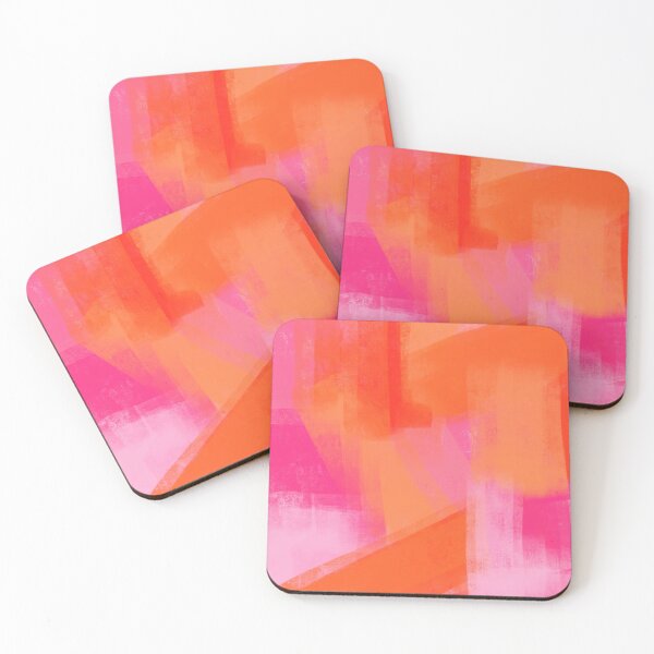 Item preview, Shades of Orange and Pink Abstract  designed and sold by OneThreeSix.