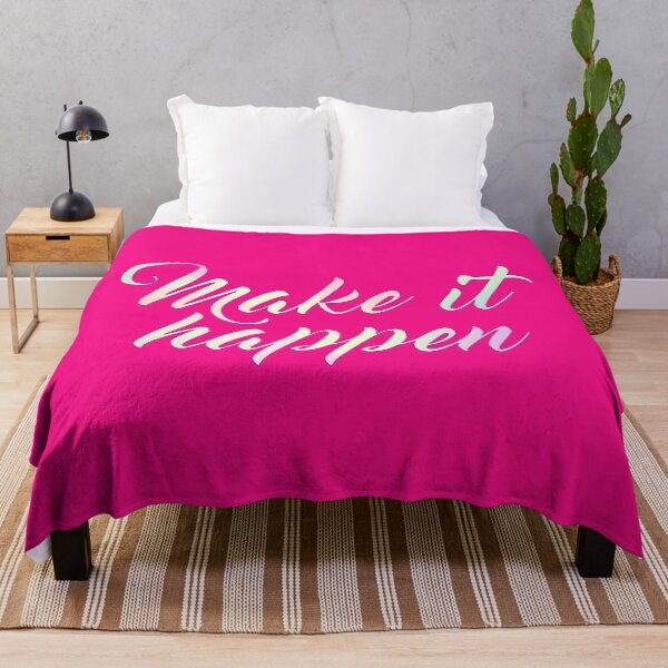 Item preview, Make it happen - make it happen in English in pastel gradient designed and sold by PausePapote.