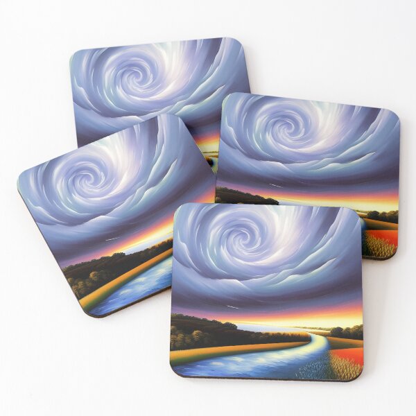 Item preview, Dramatic Clouds, impasto, Ai Generated Art  designed and sold by ACC .