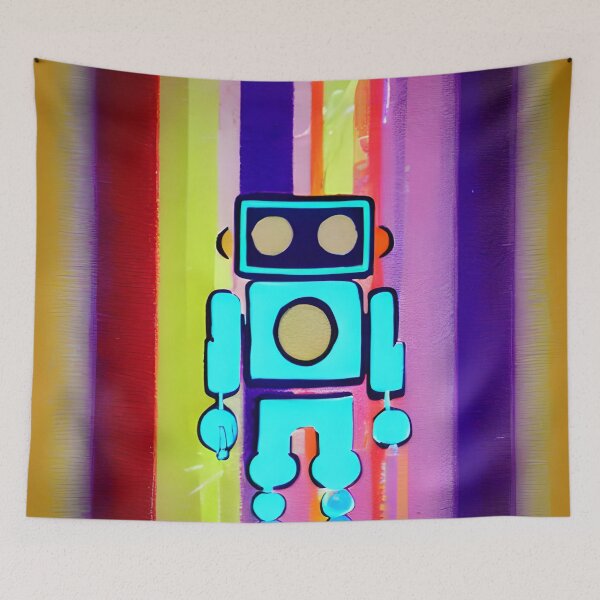 Item preview, Robot in the style of famous art. designed and sold by CRAFTER-MEDIA.