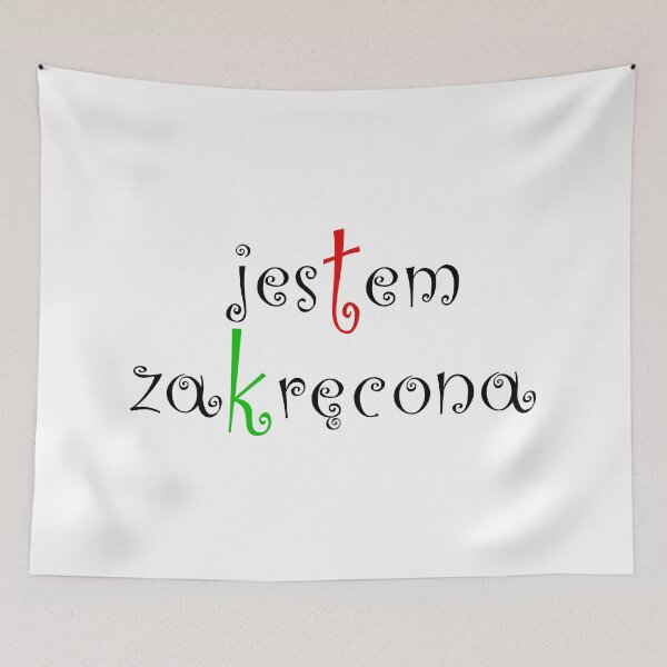 Item preview, Jestem zakręcona - red and green designed and sold by WRECZ.