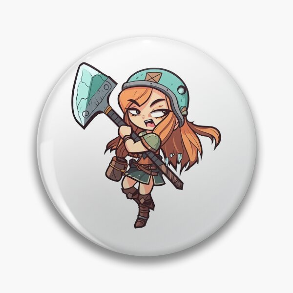 Item preview, Human Female Warrior With A Polearm designed and sold by TaurusDigital.
