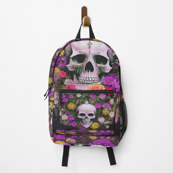 Item preview, Funny Double Skulls In Flowers! designed and sold by Giulivo Store Graphic.