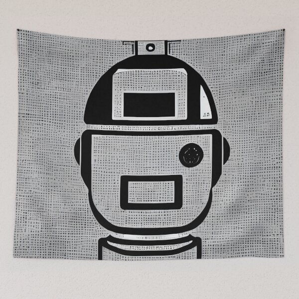 Item preview, Robot in the style of famous art. designed and sold by CRAFTER-MEDIA.
