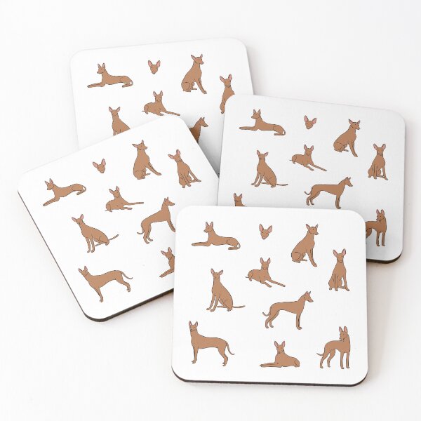 Item preview, Pharaoh hound dog illustration pack designed and sold by Yarafantasyart.
