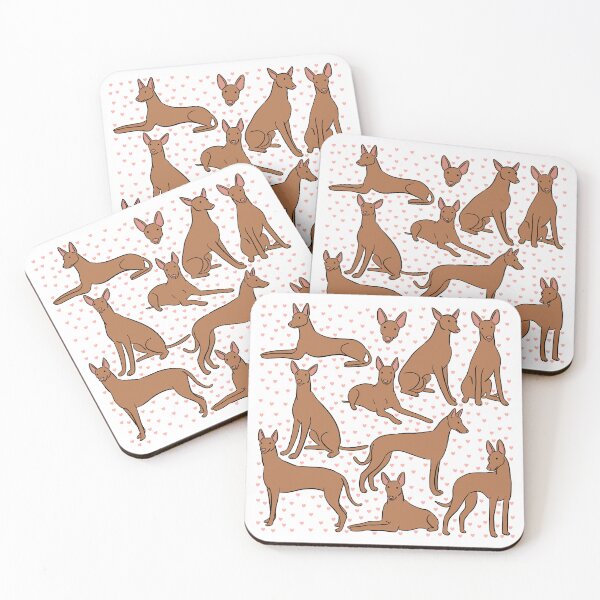 Item preview, Pharaoh hound dog illustration pattern  designed and sold by Yarafantasyart.