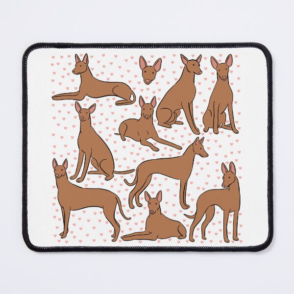 Item preview, Pharaoh hound dog illustration pattern  designed and sold by Yarafantasyart.