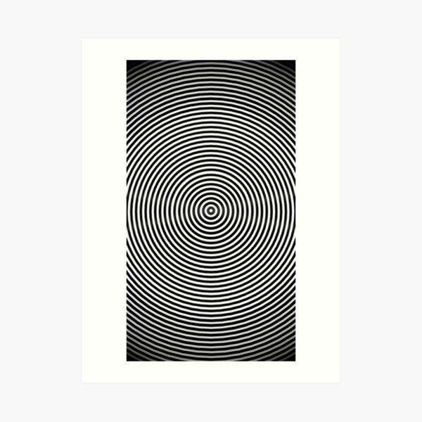 Amazing optical illusion Art Print