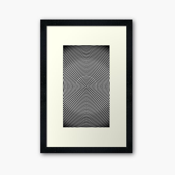 Amazing optical illusion Framed Art Print