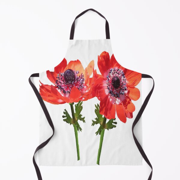 Item preview, Red Anemone Wildflower Vector Art Cut Out designed and sold by taiche.
