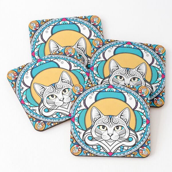 Item preview, Cat Mandala designed and sold by Omkar Upadhyay.