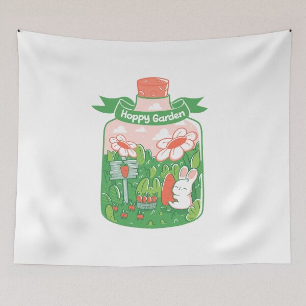 Item preview, Hoppy Bunny Garden by Tobe Fonseca designed and sold by Tobe Fonseca®.