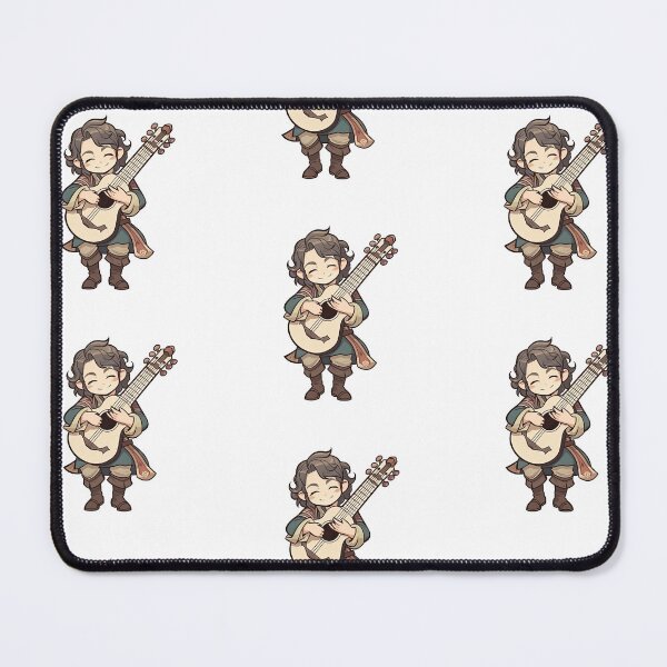 Item preview, Human Male Bard With A Guitar designed and sold by TaurusDigital.