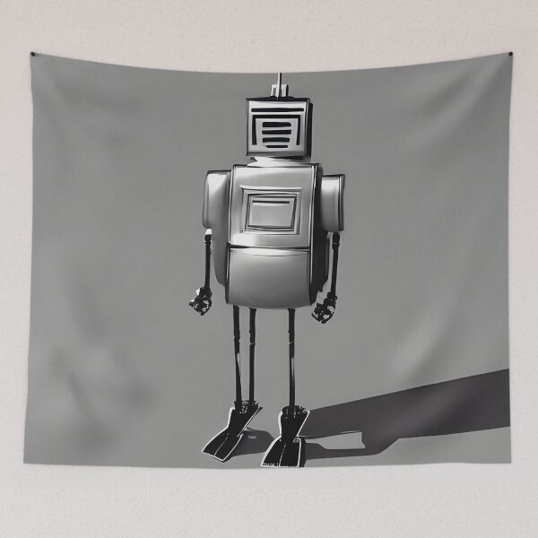 Item preview, Robot in the style of famous art. designed and sold by CRAFTER-MEDIA.