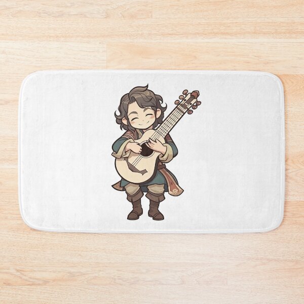 Item preview, Human Male Bard With A Guitar designed and sold by TaurusDigital.