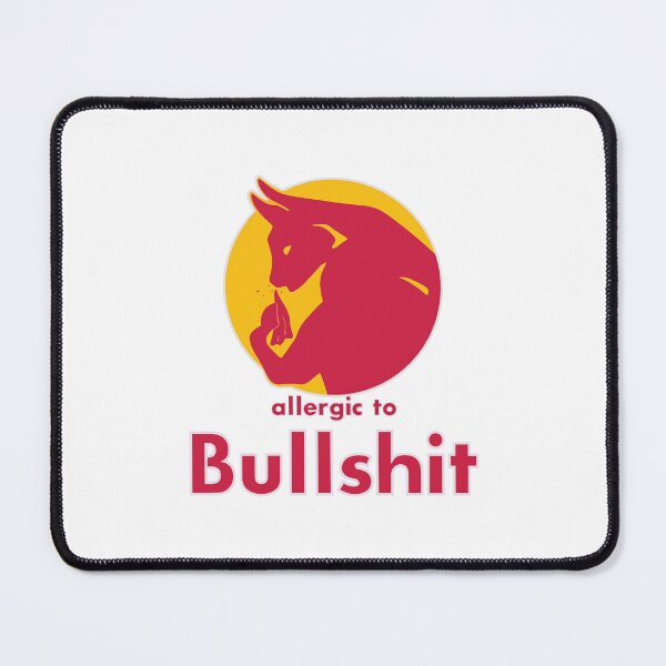 Item preview, Allergic to Bullshit designed and sold by Merchinio ⭐⭐⭐⭐⭐.