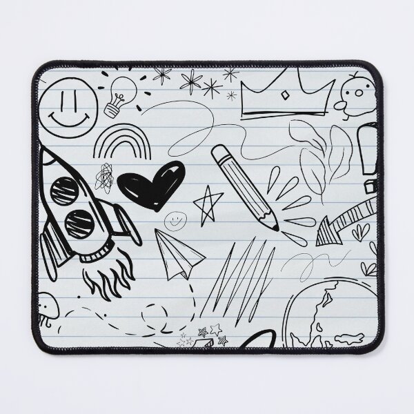 Item preview, Lined Paper Notebook Doodles Scribbles designed and sold by OldSoulInspired.