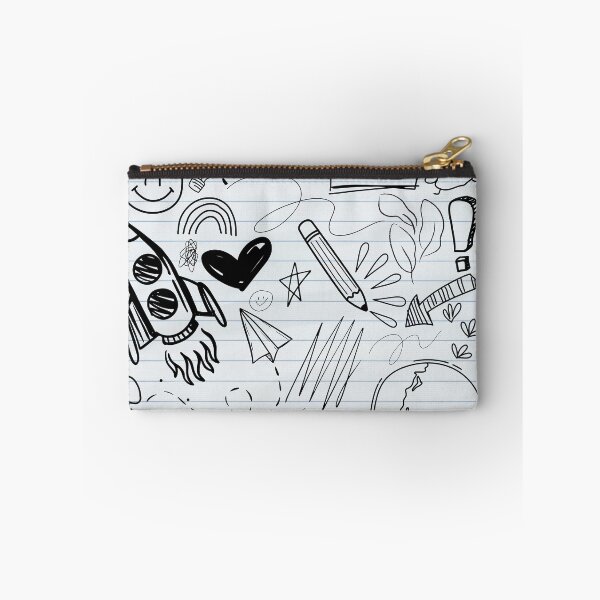 Item preview, Lined Paper Notebook Doodles Scribbles  designed and sold by OldSoulInspired.
