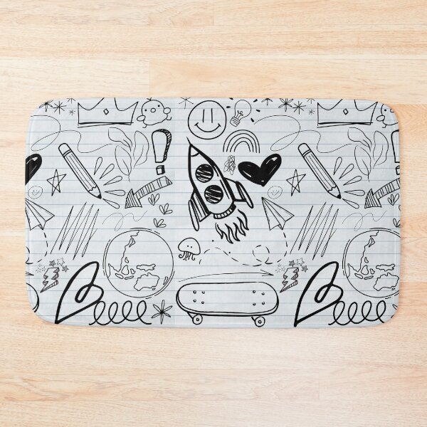 Item preview, Lined Paper Notebook Doodles Scribbles  designed and sold by OldSoulInspired.