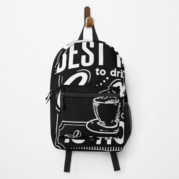 Item preview, The best time to drink coffee is now Retro Vintage Coffee Lover designed and sold by Designer-Girl.