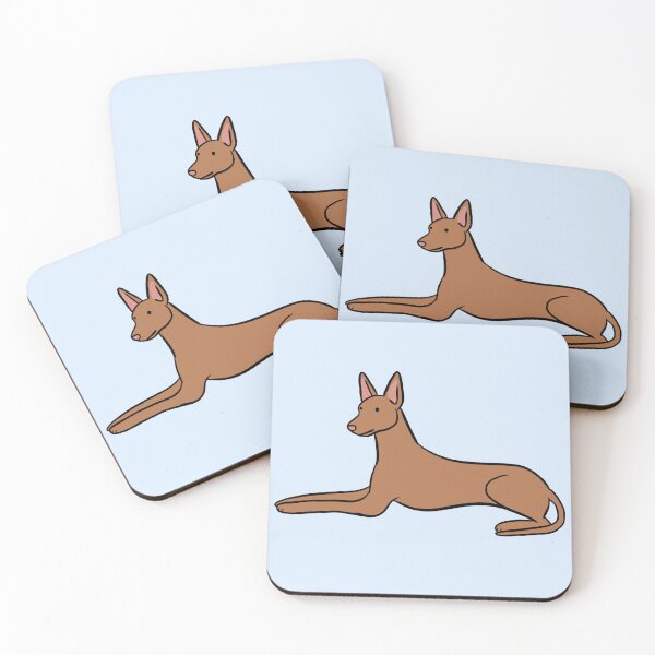 Item preview, Pharaoh hound dog cute illustration  designed and sold by Yarafantasyart.