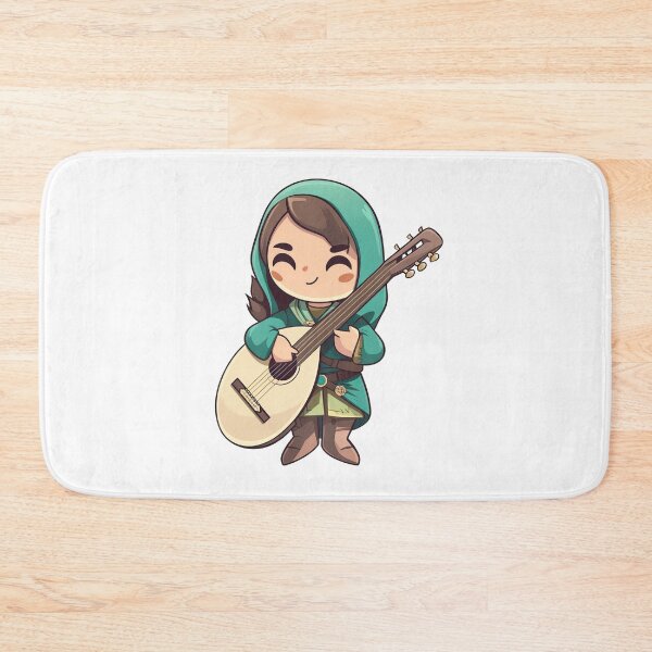 Item preview, Human Female Bard With A Lute designed and sold by TaurusDigital.