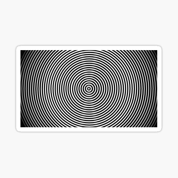 Amazing optical illusion Sticker