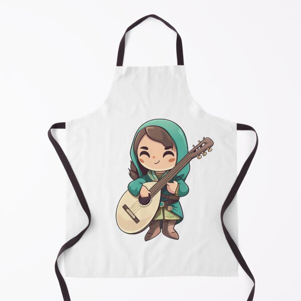 Item preview, Human Female Bard With A Lute designed and sold by TaurusDigital.