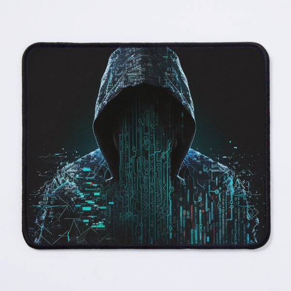 Item preview, man with hood hacker designed and sold by BladiWear.