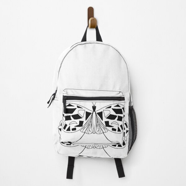 Item preview, Monmon Simple butterfly black and white doodle designed and sold by Daizydrawshop.