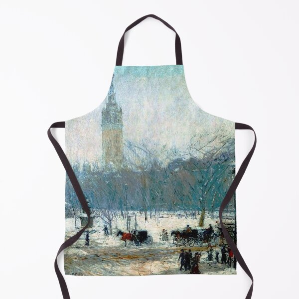 Item preview, Snowstorm Madison Square by Childe Hassam designed and sold by tomorrowsart.