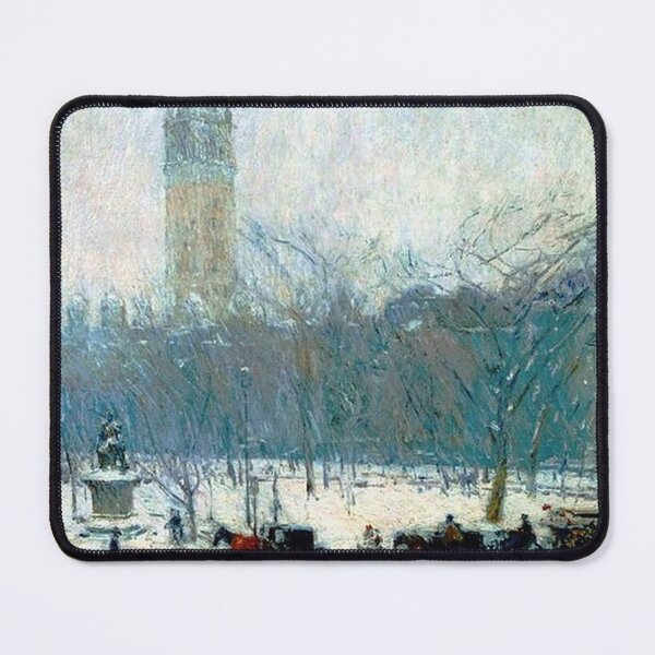 Item preview, Snowstorm Madison Square by Childe Hassam designed and sold by tomorrowsart.