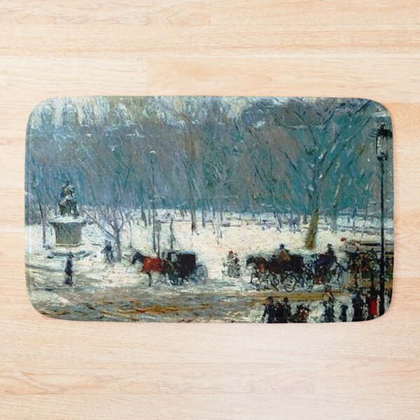 Item preview, Snowstorm Madison Square by Childe Hassam designed and sold by tomorrowsart.