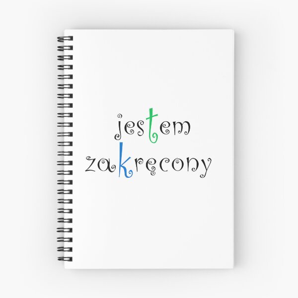 Artikelvorschau, Jestem zakręcony - grün und blau entworfen und verkauft von WRECZ.