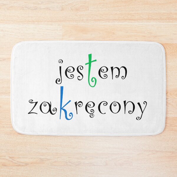 Item preview, Jestem zakręcony - green and blue designed and sold by WRECZ.