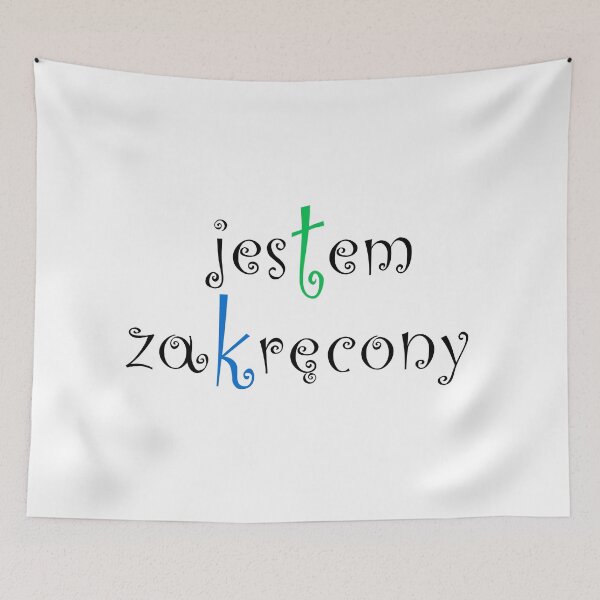 Item preview, Jestem zakręcony - green and blue designed and sold by WRECZ.