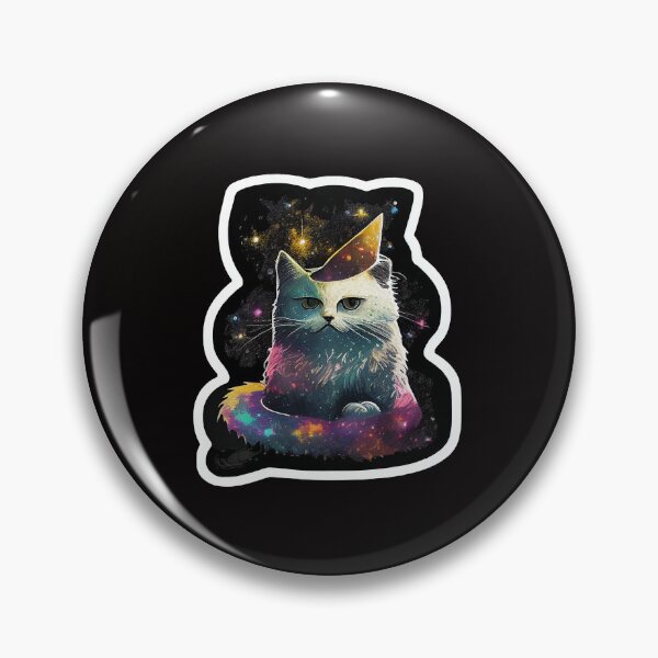 Item preview, Cat Miaw Psychodelic Colors Magician designed and sold by FantasySoul.