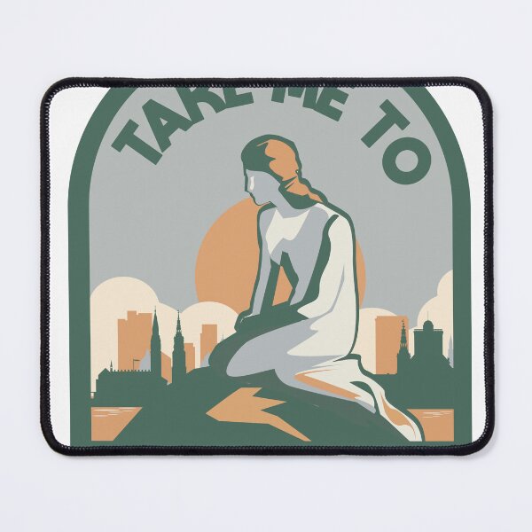 Item preview, Denmark Copenhagen sticker travel stickers  designed and sold by Arctic frame studio.