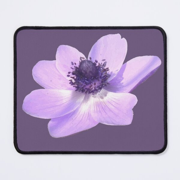 Item preview, Pale Lilac Anemone Coronaria Wildflower Cut Out designed and sold by taiche.