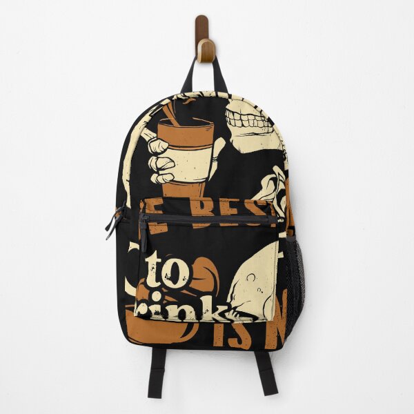 Item preview, The best time to drink coffee is now Funny Skeleton Coffee Lover designed and sold by Designer-Girl.